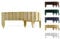 Floranica Rollborder II Flexibler Holzzaun 200 x 10 cm Unbehandelt (kürzbar) Kiefernholz Beetumrandung unimprägniert Gartenzaun Beeteinfassung Dekozaun Rollboarder Rasenkante
