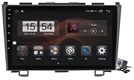 Android 11 Radio de Coche para Honda CRV CR-V 3 RE 2006-2012 9 Pulgadas Pantalla Táctil Autoradio con Mirrorlink Carplay Android Auto Apoyo Mandos Volante Radio FM Am RDS,M100s