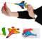 Eurofuchs24 12 x Schleudersegler Flugzeug mit Schleuder 15 cm Flugspielzeug Schleuderflugzeug Modell Gleiter Outdoor Gummiband