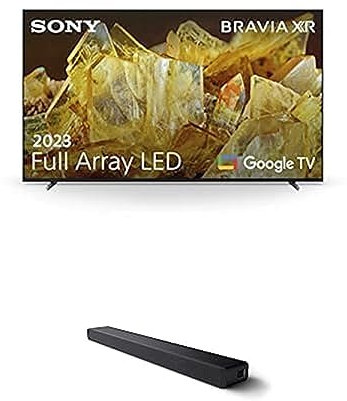 Sony BRAVIA | XR-75X90L | Full Array LED | 4K HDR | Google TV HT-A3000 3.1-Kanal Dolby Atmos Soundbar, Schwarz