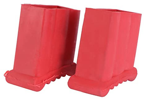 DOITOOL 2PCS Non Slip Ladder Feet Covers, Rubber Ladder Covers Ladder Feet Protectors Replacement Step Ladder Feet Foot Mat Cushion for Home Use