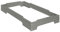 BioKinder 27647 Kai Stapelbett Stapelliege Kinderbett aus Massivholz Kiefer 70 x 140 cm grau lasiert