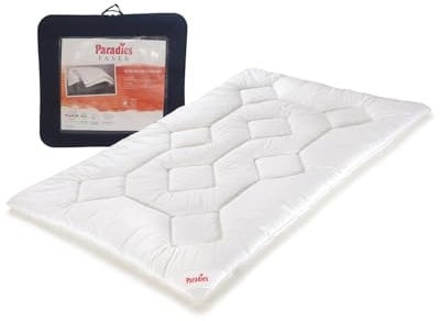 PARADIES Bettdecke Halia medium warm | Bezug 100% Baumwolle veredelt mit Aloe Vera | Füllung Fill Klimafaser | 135x200