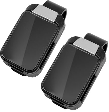 LPEPLL 2 Pezzi Porta Occhiali Auto, Supporto Universale per Occhiali da Sole e da Vista, Accessori per Visiera Auto, Clip per Biglietti e Occhiali, Facile da Installare