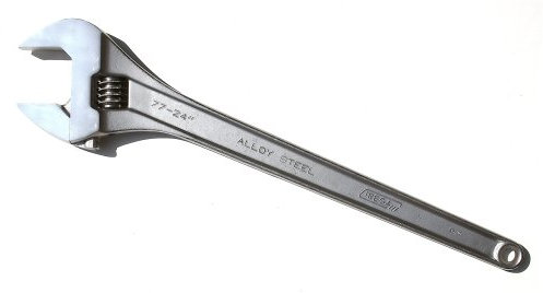 Irega 77–24 24 Verstellbarer Einmaulschlüssel, triple-chrome Finish