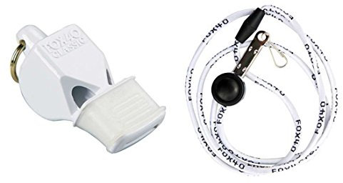 Fox 40 Classic CMG Pealess Sicherheitspfeife, 115 dB, weiß, 9603-0708