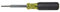 Klein Tools 32559 Multi-bit Screwdriver/Nut Driver, Extended Reach 6-in-1 Tool with Nut Driver, Phillips and Slotted Bits