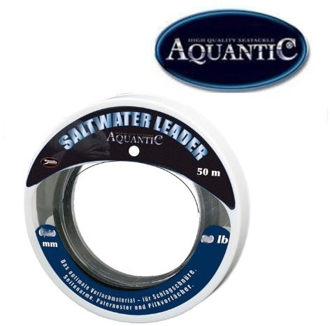 Sänger Unisex – Erwachsene 10C4039507109714C10 Aquantic Saltwater Leader Vorfachmaterial Ø : 0,85mm Länge: 50m Tragkraft: 70 Ibs, Bunt, Normal