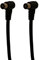 electrosmart 1.5m Black Male Coax Plug to Male Coax Plug TV Aerial Cable with 90 Degree Right Angled Connector – Length: 1.5m