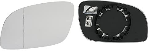 Johns Außenspiegel Spiegelglas ELEKTRISCH für VW TOURAN (1T1 1T2) links 1T0857521D
