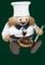 Rudolphs Schatzkiste Räucherfigur Koch mit Pfanne sitzend Höhe= 14cm NEU Räuchermann Rauchmann Räucherkerze Rauchen Figur Holz Seiffen Erzgebirge Holz Dekoration Weihnachten