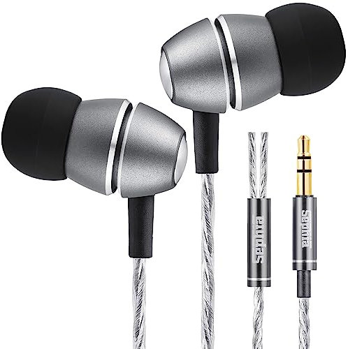 Sephia Sp3030 Earbuds In Ear Headphones Wired Earphones with Noise Isolating Ear Buds Lightweight Case 3.5 mm Jack