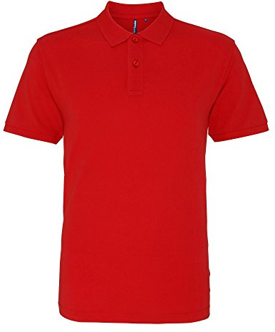 Asquith & Fox Men's Asquith and Fox Men's Polo Short Sleeve Polo Shirt, Red (Washed Red 000), Large (Manufacturer Size:Large)