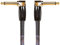 BOSS BIC-1AA Studio Grade Instrument Cable, Patch/pedal cable, right-angle 1/4-inch connectors, 1 ft/30 cm length
