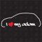 I love my Opel Adam - Sticker,ab Bj 12