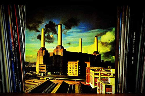 Andy Evans Photos Pink Floyd Fotodruck von Pink Floyd Animals LP Albumcover Batteriesea Power Station Landschaftsfoto, Farbbild, Kunstdruck, Posterfotografie, Geschenk, Multi, 24 x 16