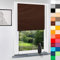 Aluminium Jalousie nach Maß, Endloskette, Kette, Monocomando, Maßanfertigung, für Fenster und Türen, Alu, Fenster, Klemmfix ohne Bohren (Braun, Höhe: 160cm x Breite: 105cm)