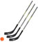 Vancouver 3 x Streethockeyschläger 100 cm, Kids Plus 1 Hockey-Ball (3 x Rechtsschuss (rechte Hand unten))