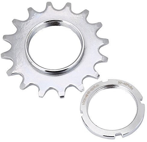 Fahrradfreilauf, 13T, 14T, 15T, 16T Single Speed Hochfester Stahl Freilauf Ritzel für Fixed Gear Bike (16T)