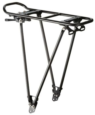 Racktime Unisex – Erwachsene Foldit Gepacktrager, schwarz, 1size