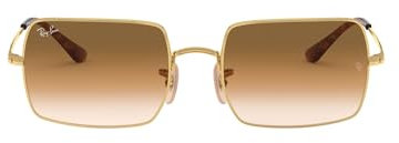 Ray-Ban Unisex Rectangle Sonnenbrille, Gold, 54