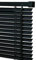 PVC Venetian Blind Blinds Easy Fit Curtains Trimmable Fittings Windows Treatment Shutters Twist Open Close Living Room Bedroom Kitchen Garage Caravan Blinds (Black, 75x150)