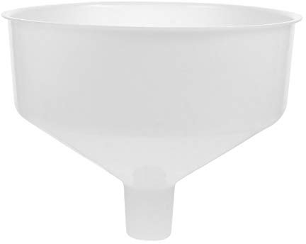 YARNOW Col Large En Plastique Entonnoir Entonnoir De Remplissage De La Bière Liquide Séparateur Lisse de Transfert D'huile Entonnoir Pour Liquide Poudre Marchandises Sèches 24X24X18. 3CM