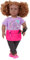 Our Generation BD31336Z Puppe Ashanti 46cm Puppe mit Stylistenschürze, Puppenzubehör und tolle Locken zum Frisieren – Kinder Spielzeug ab 3 Jahren - 45422 HCM Kinzel