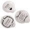 Pack of 3 Coffee Spoon Rest, Mini Coffee Spoon Holder Rests for Coffee Station Decor, Small Teaspoon Rest, Porcelain Spoon Holder for Coffee Bar Accessories