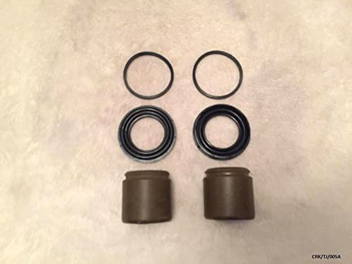 2 x Reparatursatz für Bremssattel hinten kompatibel mit Jeep Wrangler TJ 2003-2006 CRK/TJ/005A