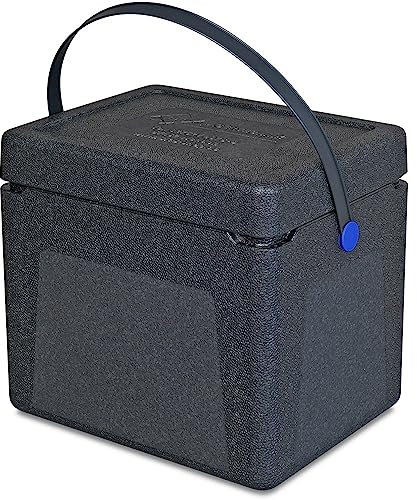 BRB Thermobox/Kühlbox/Transport- und Isolierbox, Inhalt 33 Liter, Clip blau