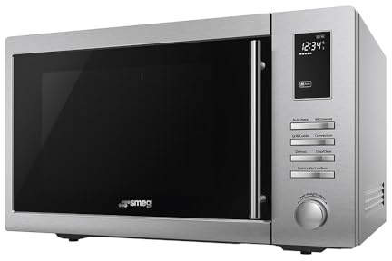 Smeg MOE34CXI2 Forno microonde combinato, 34 litri, 1100 watt, inox