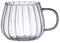 HUNYA 400ml Transparente Kürbis Tasse, Kaffeetasse, Halloween Tasse, Bürotasse, Glas mit Griff, Perfekt für Latte, Cappuccino, Tee, Getränke
