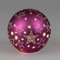 formano Deko-Kugel stehend 10-12 oder 15 cm Plum mit Stern Dekor u. Timer Weihnachten Dekoration Fenster Schmuck (Ø 15 cm)