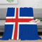 Strunt Flaggege von Island Nationale Flaggege Decke Fleecedecke,Kaschmir-Gefühl Kuscheldecke Geeignet Für Kinder Erwachsene Bett Oder Sofa 60x80inch(150x200cm)