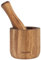 Salter BW12197EU7 Toronto Pestle & Mortar Set – Acacia Wood Large Bowl & Grinder, Hand Crusher For Food, Herbs, Spices, Seeds, Pesto, Solid Wood, Durable, 11cm Diameter Mortar, Pestle - 3.7 x 3.3cm