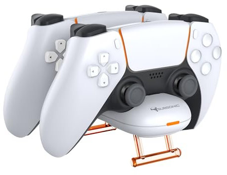 Subsonic PS5 controller charger, for Playstation 5 Dualsense controller, Ps5 charger for dual PS5 controller, PS5 charging station with usbc cable