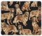 Golden Retrievers - Tappetino per mouse in gomma con bordo bloccato (orizzontale), adatto per computer portatili di casa, ecc.