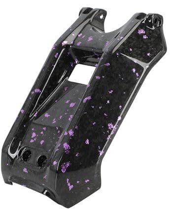 Runfarr Kohlefaser Batterieabdeckung,Motorrad Batterieabdeckung Verkleidung Batterieschutz für Surron Sur Ron Sur-Ron X/S/L1E Electric Dirt Bike-Lila