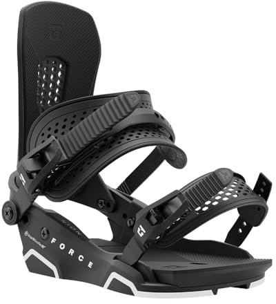 Union Force Herren Snowboard-Bindungen, Schwarz 25, Größe L