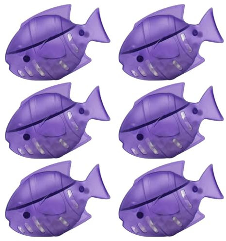 Luftbefeuchter-Reiniger, 6 Stück, Luftbefeuchter, Aquarium-Reiniger, warm und kühl, die meisten Luftbefeuchter und Aquarien, Luftreiniger Wasser (lila)