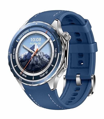 OPPO Watch X2 Smartwatch – Pantalla AMOLED 1.5” | Batería hasta 16 días | Google Apps & Wear OS | ECG, SpO2 & 100+ deportes | Resistente IP68 & 5ATM - Azul
