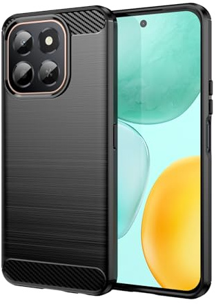 CHXINGCHEN Case for Honor X6C, Premium Soft TPU Shockproof Anti-slip Anti-Scratch Phone Case Cover - Black (Honor X6C)