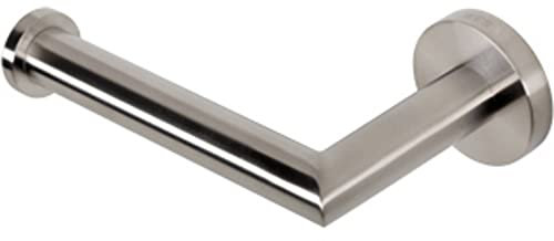 Geesa Nemox Toilettenpapierhalter, Toilettenrollenhalter aus Edelstahl gebürstet, 152 x 49 x 87 mm