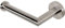 Geesa Nemox Toilettenpapierhalter, Toilettenrollenhalter aus Edelstahl gebürstet, 152 x 49 x 87 mm