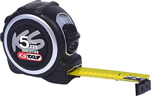 KS Tools 300.0143 Bandmaß mit Feststeller, 5m | 300.0143, Maßband