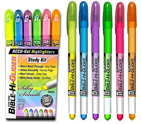 Accu-Gel Bible Highlighter Study Kit (6 Stück)