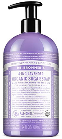 Dr. Bronner's Bio 4-in-1 Shikakai Lavendel Handseife
