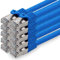 5,0 m - bleu - lot de 10 câbles réseau CAT.7 câble patch SFTP PIMF LSZH câble Gigabit Lan 10Gb s câble brut cat7 avec connecteur RJ45 Cat6a compatible avec CAT5 CAT6 cat7 cat8