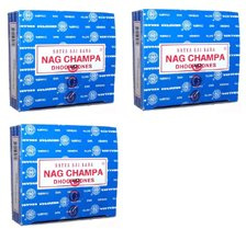 Nag Champa - Conos de aro, tres paquetes, incluye DEL **